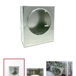 Silver Metal Wall Vent
